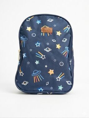Little Me Mini Backpack W Space Theme-EUC